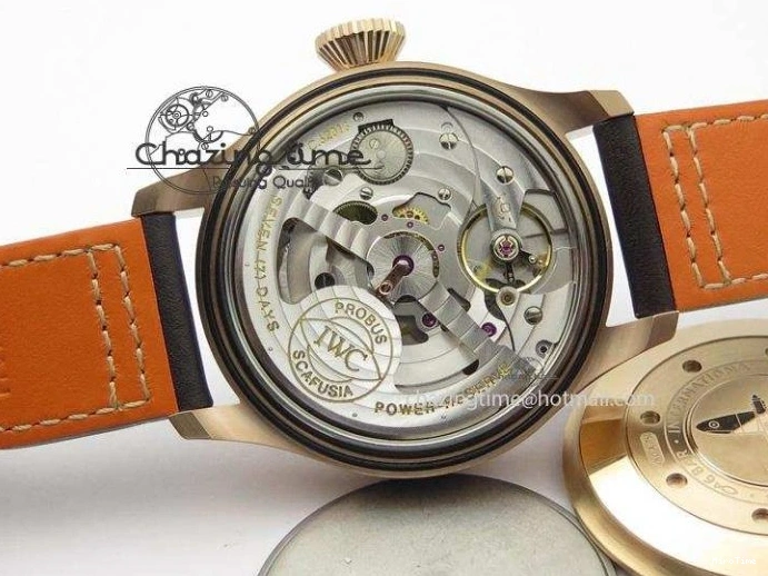 MIROTIME 0226 Big Pilot Real PR 2016 IW500917 RG ZF Best Edition Gray Dial On Brown Leather Strap A Modern 7290